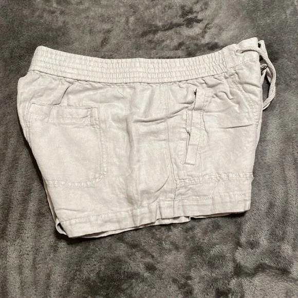 Lou & gray shorts linen-viscose grey breathable material for summer size small - Picture 5 of 8